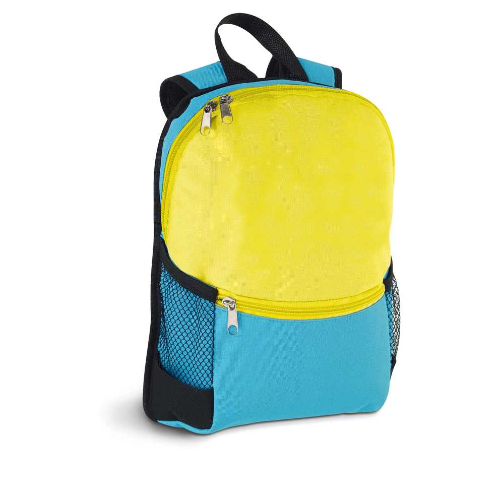 Sac à dos publicitaire bicolore Bleu clair